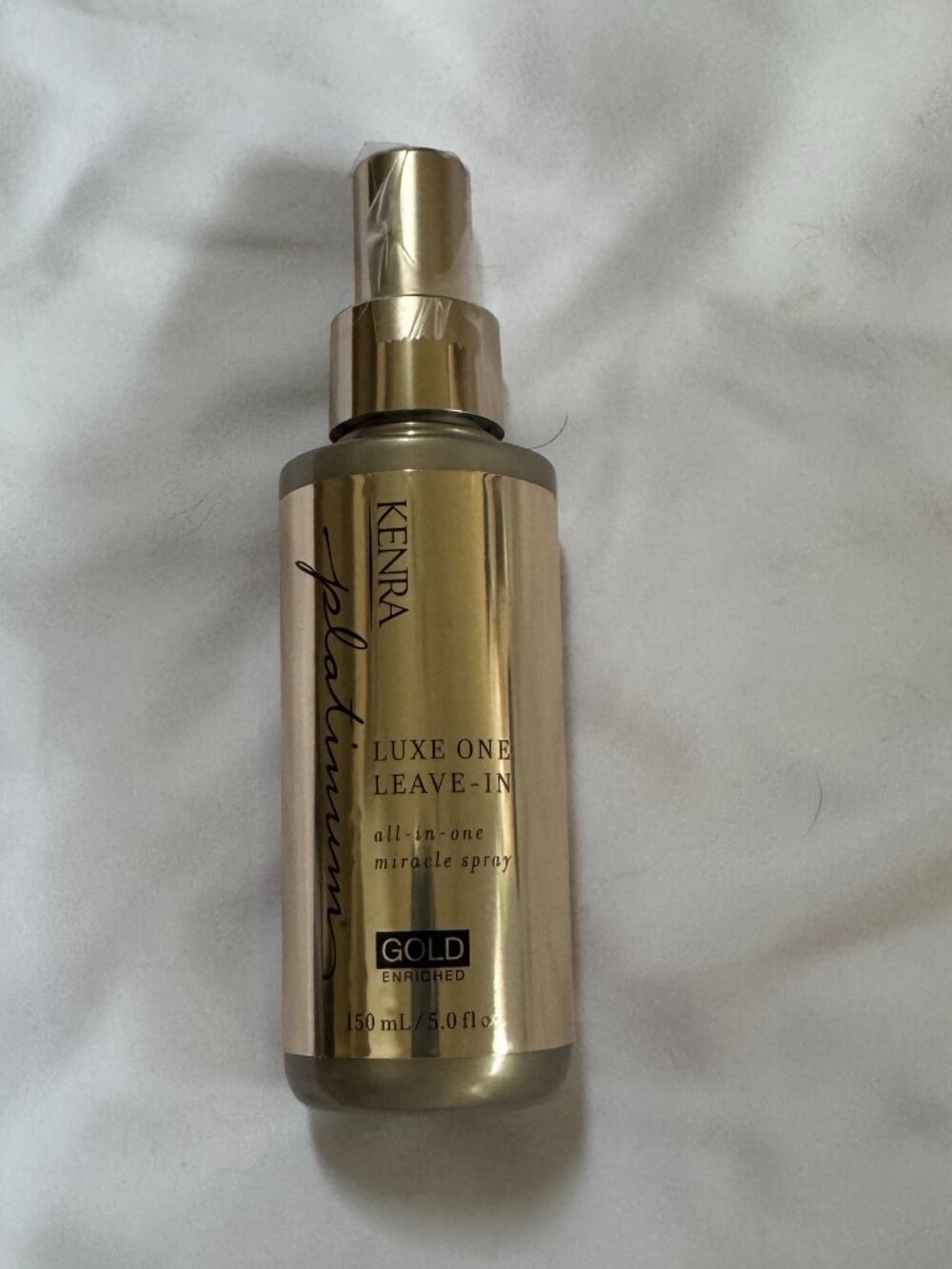 Kenra Platinum Luxe One Leave-in All in One Miracle Spray, Gold Enriched, 5oz